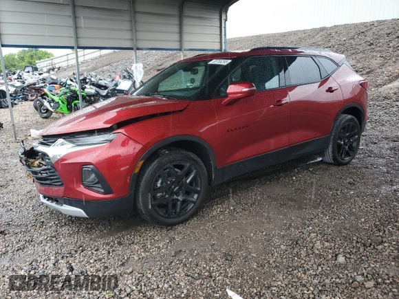 2022 Chevrolet Blazer LT z VIN 3GNKBCR42NS156493, wystawiony jako Copart lot #58755295 z przebiegiem 86 138 mil mil oraz Szkoda całkowita • Salvage title. Historia ofert i sprzedaży dostępna na DreamBid. Obrazek 1.