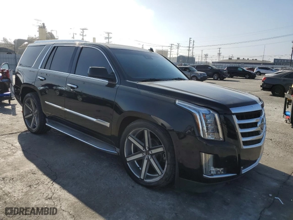 2015 Cadillac Escalade Luxury with VIN 1GYS3BKJ5FR204051, listed as a Copart auction lot 86971124 with 73,610 mi miles and Salvage Title. Bid and sale history available at carsss.com. Image 4.