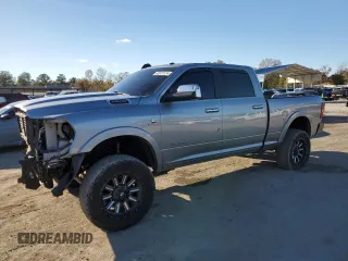 2020 Ram 2500 Laramie with VIN 3C6UR5FLXLG266753, listed as a Copart auction lot 83975174 with 127,732 mi miles and Salvage Title. Bid and sale history available at carsss.com. Image 1.