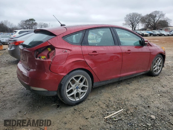 2015 Ford Focus SE with VIN 1FADP3K24FL381975, listed as a Copart auction lot 42531555 with 58,601 mi miles and Salvage Title. Bid and sale history available at carsss.com. Image 3.