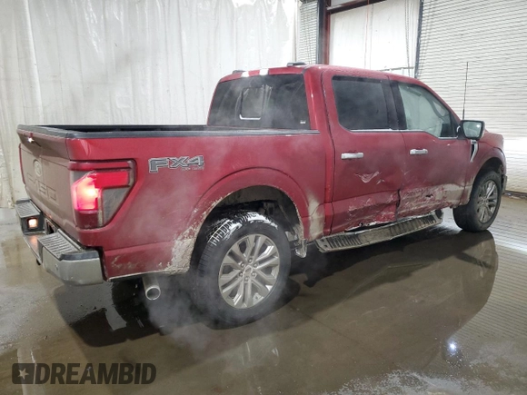 2024 Ford F-150 XLT with VIN 1FTEW3LPXRKE09347, listed as a Copart auction lot 42101375 with 2,301 mi miles and Salvage Title. Bid and sale history available at carsss.com. Image 3.