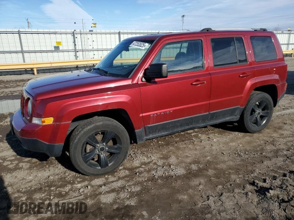 2012 Jeep Patriot Latitude with VIN 1C4NJRFB1CD689804, listed as a Copart auction lot 47253525 with 82,750 mi miles and Salvage Title. Bid and sale history available at carsss.com. Image 1.