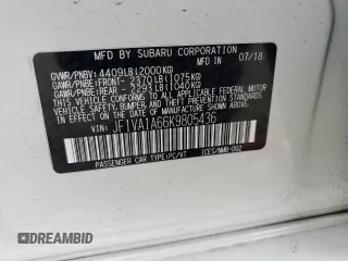 2019 Subaru WRX with VIN JF1VA1A66K9805436, listed as a Copart auction lot 47318415 with 62,510 mi miles and Salvage Title. Bid and sale history available at DreamBid. Image 12.