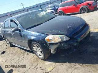 2012 Chevrolet Impala LT Fleet with VIN 2G1WG5E3XC1258257, listed as a IAAI auction lot 41656225 with 191,154 mi miles and . Bid and sale history available at DreamBid. Image 1.