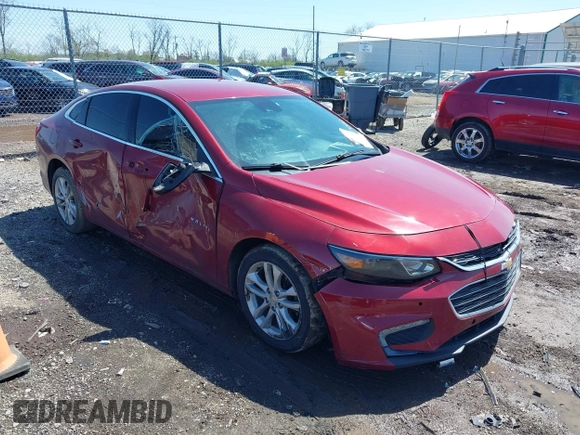 2016 Chevrolet Malibu LT with VIN 1G1ZE5ST6GF246855, listed as a IAAI auction lot 41977429 with 98,318 mi miles and . Bid and sale history available at DreamBid. Image 1.