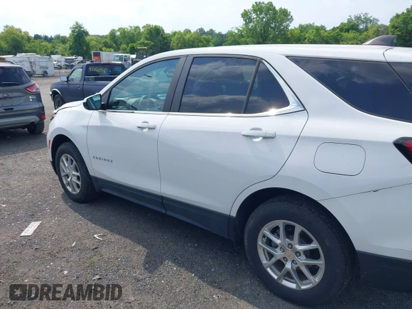 2022 Chevrolet Equinox LT z VIN 3GNAXUEV9NL174839, wystawiony jako IAAI lot #42470518 z przebiegiem 18 709 mil mil oraz . Historia ofert i sprzedaży dostępna na DreamBid. Obrazek 14.