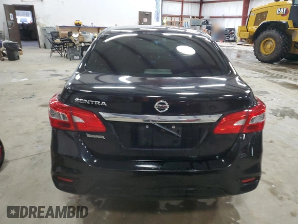 2017 Nissan Sentra S with VIN 3N1AB7AP9HY388000, listed as a Copart auction lot 51637975 with 123,042 mi miles and Salvage Title. Bid and sale history available at carsss.com. Image 6.