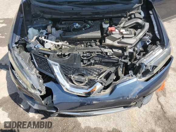 2015 Nissan Rogue SV with VIN KNMAT2MT6FP551478, listed as a Copart auction lot 51217215 with 47,083 mi miles and Salvage Title. Bid and sale history available at DreamBid. Image 12.