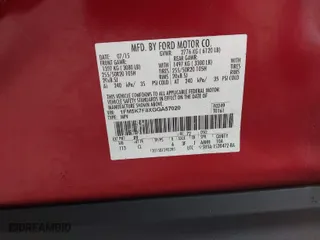 2016 Ford Explorer Limited with VIN 1FM5K7F8XGGA57020, listed as a IAAI auction lot 41784258 with 238,798 mi miles. Bid and sale history available at carsss.com. Image 9.