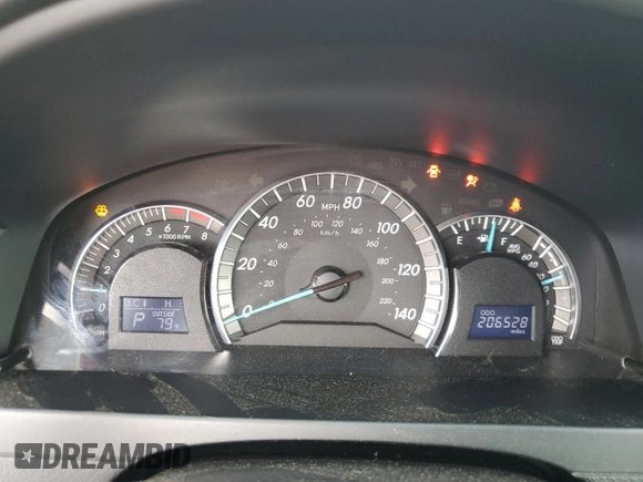 2014 Toyota Camry L with VIN 4T1BF1FK6EU456862, listed as a Copart auction lot 54142365 with 206,528 mi miles and Salvage Title. Bid and sale history available at DreamBid. Image 9.