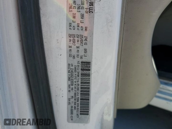 2020 Dodge Grand Caravan SE with VIN 2C4RDGBG2LR235590, listed as a Copart auction lot 56385645 with 259,083 mi miles and Clean Title. Bid and sale history available at DreamBid. Image 13.