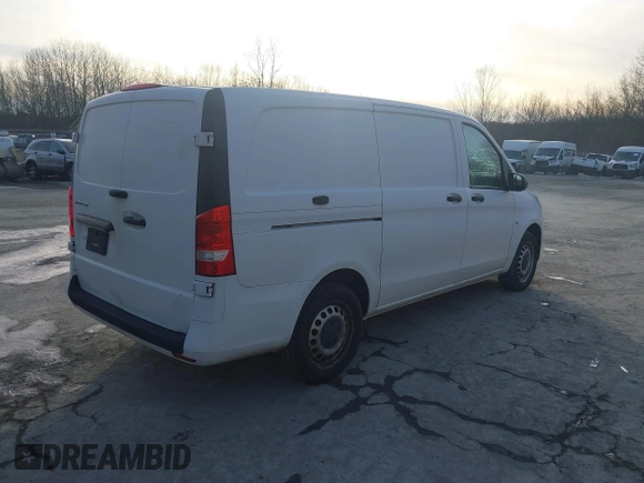 2017 Mercedes-Benz Metris Cargo Cargo with VIN WD3PG2EA4H3260381, listed as a IAAI auction lot 41525928 with 236,162 mi miles and . Bid and sale history available at DreamBid. Image 4.