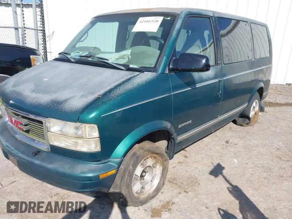 1998 GMC Safari z VIN 1GKDM19W6WB540036, wystawiony jako IAAI lot #42166520 z przebiegiem Nie podano mil oraz . Historia ofert i sprzedaży dostępna na DreamBid. Obrazek 2.