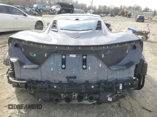 2024 Chevrolet Corvette 1LZ with VIN 1G1YD2D31R5610151, listed as a Copart auction lot 45017255 with 765 mi miles and Salvage Title. Bid and sale history available at DreamBid. Image 6.