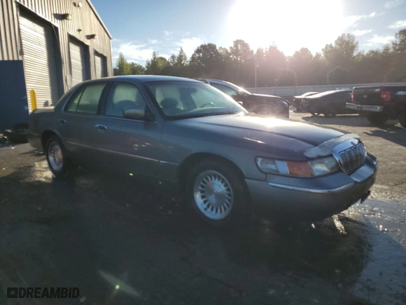 1999 Mercury Grand Marquis LS with VIN 2MEFM75W1XX681722, listed as a Copart auction lot 74398494 with 155,532 mi miles and Salvage Title. Bid and sale history available at carsss.com. Image 4.