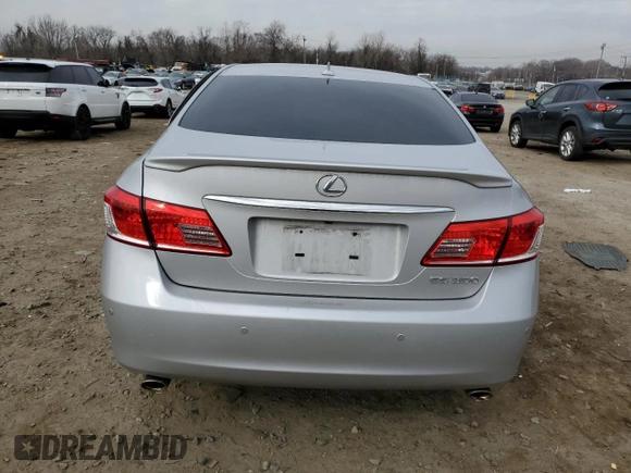 2011 Lexus ES with VIN JTHBK1EG7B2468375, listed as a Copart auction lot 46192565 with Not Provided miles and Salvage Title. Bid and sale history available at carsss.com. Image 6.