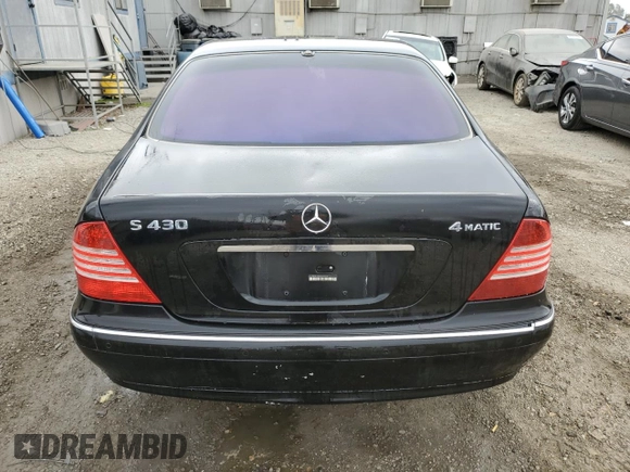 2006 Mercedes-Benz S 430 with VIN WDBNG83J26A470665, listed as a Copart auction lot 86651384 with 186,013 mi miles and Clean Title. Bid and sale history available at carsss.com. Image 6.