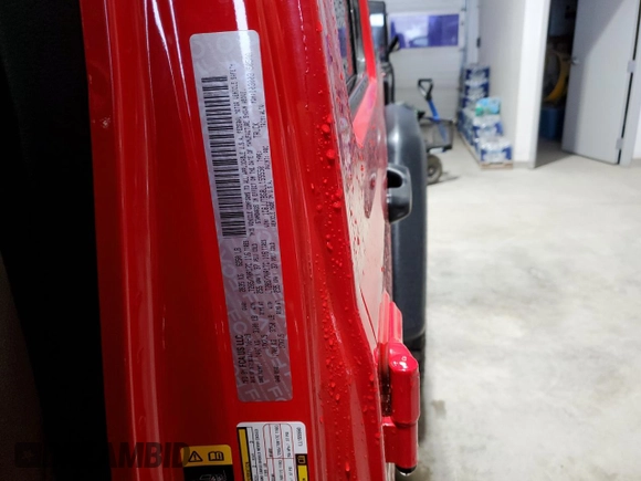 2020 Jeep Gladiator Rubicon with VIN 1C6JJTBG8LL155550, listed as a Copart auction lot 58327875 with 34,276 mi miles and Salvage title. Bid and sale history available at DreamBid. Image 12.