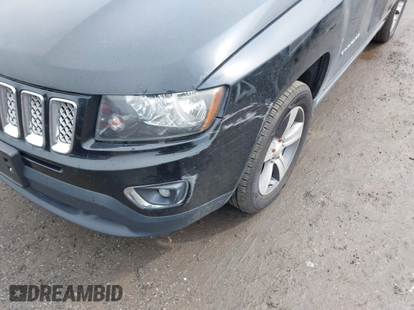 2016 Jeep Compass High Altitude Edition with VIN 1C4NJDEB4GD695249, listed as a IAAI auction lot 42030142 with 155,849 mi miles. Bid and sale history available at carsss.com. Image 13.