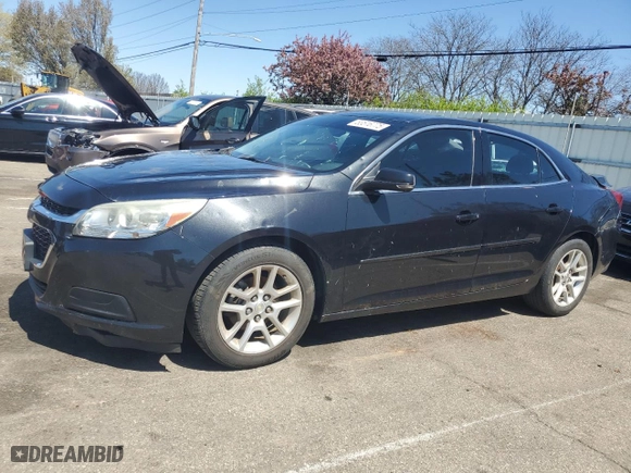 2015 Chevrolet Malibu LT with VIN 1G11C5SL4FF204010, listed as a Copart auction lot 53516775 with 141,477 mi miles and Salvage Title. Bid and sale history available at carsss.com. Image 1.