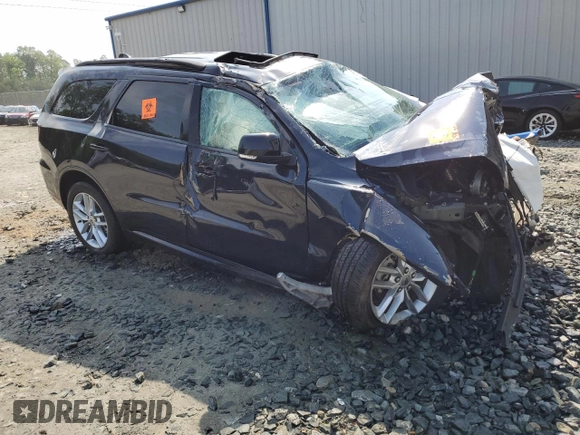 2024 Dodge Durango GT Plus with VIN 1C4RDJDGXRC192516, listed as a Copart auction lot 57292615 with Not provided miles and Non repairable. Bid and sale history available at DreamBid. Image 4.