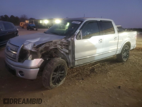 2009 Ford F-150 XL with VIN 1FTPW14V29FA39062, listed as a Copart auction lot 44239455 with 231,207 mi miles and Salvage title. Bid and sale history available at DreamBid. Image 1.