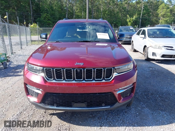 2023 Jeep Grand Cherokee Limited with VIN 1C4RJGBG3P8875558, listed as a IAAI auction lot 42178416 with 12,826 mi miles and . Bid and sale history available at DreamBid. Image 12.