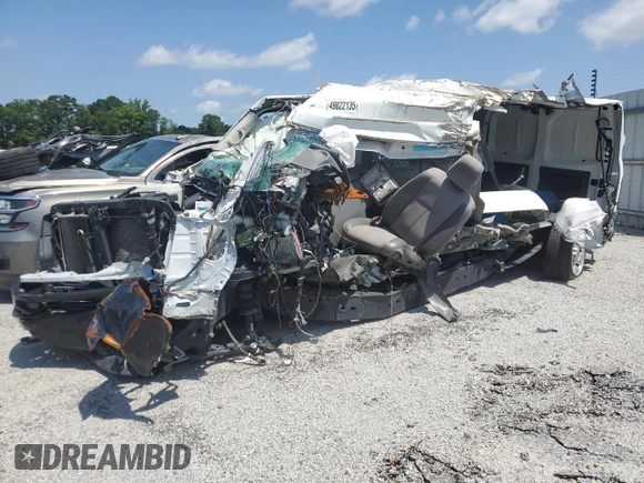2021 Nissan NV SV with VIN 1N6AF0KY2MN805929, listed as a Copart auction lot 49822135 with Not provided miles and Salvage title. Bid and sale history available at DreamBid. Image 1.