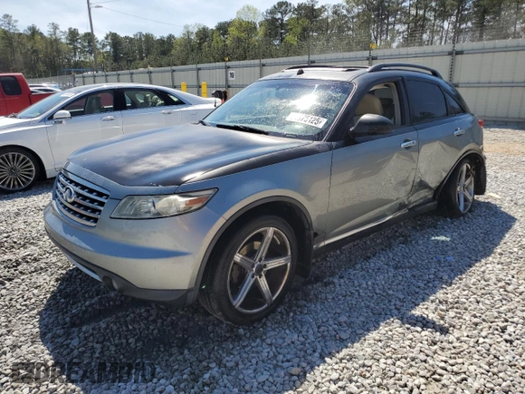 2008 Infiniti FX with VIN JNRAS08W18X204669, listed as a Copart auction lot 50875125 with 179,900 mi miles and Salvage title. Bid and sale history available at DreamBid. Image 1.