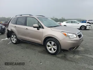 2015 Subaru Forester Premium with VIN JF2SJAFCXFH566000, listed as a Copart auction lot 59915295 with 86,853 mi miles and Salvage title. Bid and sale history available at DreamBid. Image 4.
