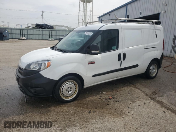 2018 Ram ProMaster City Cargo Tradesman with VIN ZFBERFAB9J6L61209, listed as a Copart auction lot 53800685 with 122,304 mi miles and Clean Title. Bid and sale history available at DreamBid. Image 1.
