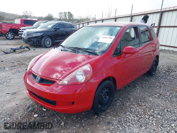 2007 Honda Fit with VIN JHMGD38407S052558, listed as a IAAI auction lot 41814768 with 163,024 mi miles. Bid and sale history available at carsss.com. Image 17.