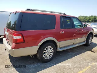 2007 Ford Expedition EL Eddie Bauer with VIN 1FMFK17557LA12743, listed as a Copart auction lot 66068014 with 0 mi miles and Clean Title. Bid and sale history available at carsss.com. Image 3.