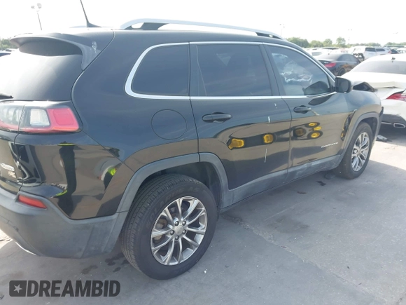 2019 Jeep Cherokee Latitude Plus with VIN 1C4PJLLN6KD172128, listed as a IAAI auction lot 42074740 with 106,953 mi miles and . Bid and sale history available at DreamBid. Image 4.