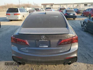 2018 Acura TLX w/A-SPEC Pkg with VIN 19UUB3F61JA003382, listed as a Copart auction lot 48741205 with 69,453 mi miles and Salvage Title. Bid and sale history available at carsss.com. Image 6.