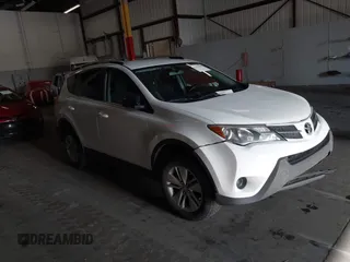 2014 Toyota RAV4 LE with VIN JTMBFREV8EJ005559, listed as a IAAI auction lot 41963080 with 126,296 mi miles and . Bid and sale history available at DreamBid. Image 1.