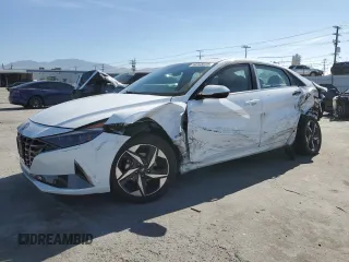 2021 Hyundai Elantra Limited with VIN 5NPLP4AG5MH010267, listed as a Copart auction lot 50348225 with 18,085 mi miles and Salvage Title. Bid and sale history available at carsss.com. Image 1.