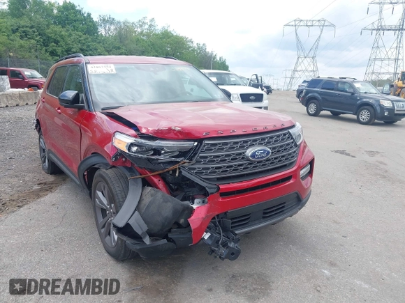2022 Ford Explorer XLT z VIN 1FMSK8DH4NGC35593, wystawiony jako IAAI lot #42167354 z przebiegiem 29 747 mil mil oraz . Historia ofert i sprzedaży dostępna na DreamBid. Obrazek 17.