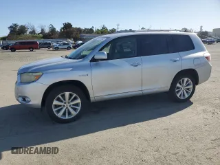 2009 Toyota Highlander Hybrid Limited with VIN JTEEW44A492037550, listed as a Copart auction lot 51293165 with 0 mi miles and Clean Title. Bid and sale history available at carsss.com. Image 1.