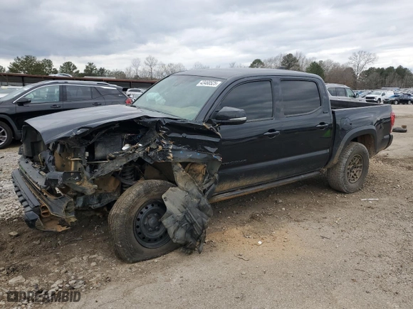 2023 Toyota Tacoma 4WD SR with VIN 3TYCZ5ANXPT113315, listed as a Copart auction lot 43468525 with 58,873 mi miles and Salvage Title. Bid and sale history available at carsss.com. Image 1.