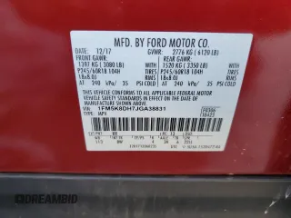 2018 Ford Explorer XLT with VIN 1FM5K8DH7JGA38831, listed as a Copart auction lot 55629985 with Not Provided miles and Clean Title. Bid and sale history available at DreamBid. Image 13.