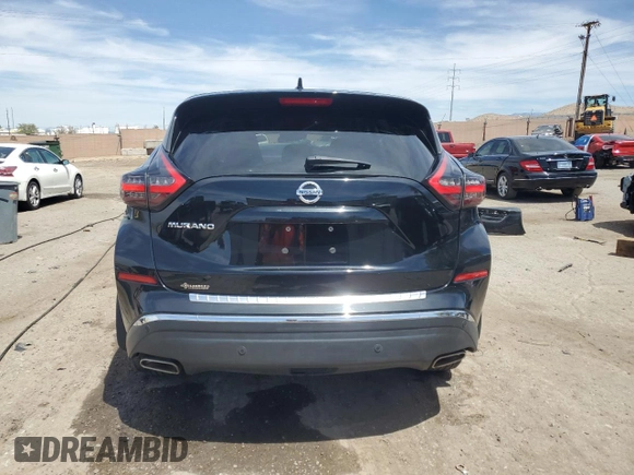 2021 Nissan Murano S with VIN 5N1AZ2AJ2MC133114, listed as a Copart auction lot 53856055 with 35,886 mi miles and Salvage title. Bid and sale history available at DreamBid. Image 6.