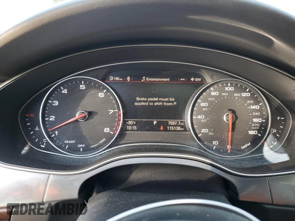 2016 Audi A6 Premium Plus with VIN WAUFGAFC0GN005223, listed as a Copart auction lot 51528365 with 115,138 mi miles and Salvage Title. Bid and sale history available at DreamBid. Image 9.