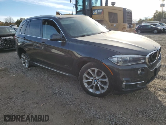 2015 BMW X5 xDrive35i with VIN 5UXKR0C52F0K52569, listed as a Copart auction lot 76691114 with 150,286 mi miles and Salvage Title. Bid and sale history available at carsss.com. Image 4.