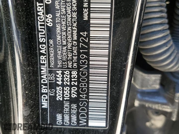 2016 Mercedes-Benz CLA 250 with VIN WDDSJ4GB0GN391724, listed as a Copart auction lot 49614064 with 78,961 mi miles and . Bid and sale history available at DreamBid. Image 12.