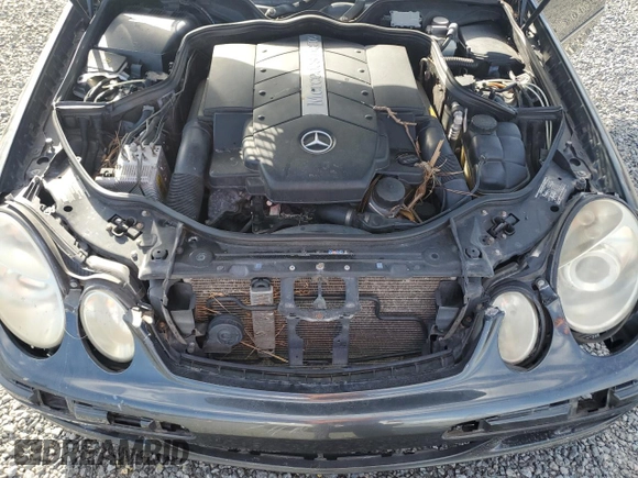 2003 Mercedes-Benz E-Class 5.0L with VIN WDBUF70J53A171616, listed as a Copart auction lot 75236894 with 0 mi miles and Salvage Title. Bid and sale history available at carsss.com. Image 11.