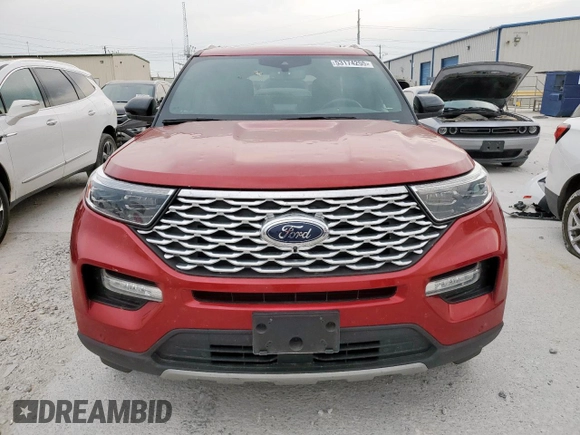 2020 Ford Explorer Platinum with VIN 1FM5K8HC0LGC24311, listed as a Copart auction lot 53174255 with 44,022 mi miles and Clean title. Bid and sale history available at DreamBid. Image 5.