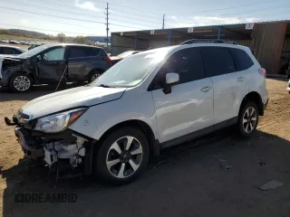 2017 Subaru Forester Premium with VIN JF2SJAGC6HH423434, listed as a Copart auction lot 52952195 with 121,196 mi miles and Salvage Title. Bid and sale history available at carsss.com. Image 1.