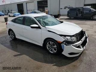 2018 Honda Civic Sedan LX with VIN 2HGFC2F55JH591845, listed as a Copart auction lot 49072685 with 91,028 mi miles and Salvage Title. Bid and sale history available at carsss.com. Image 4.