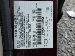 2012 Ford Fusion SE with VIN 3FAHP0HA9CR254926, listed as a Copart auction lot 61938685 with 62,483 mi miles and Salvage title. Bid and sale history available at DreamBid. Image 12.
